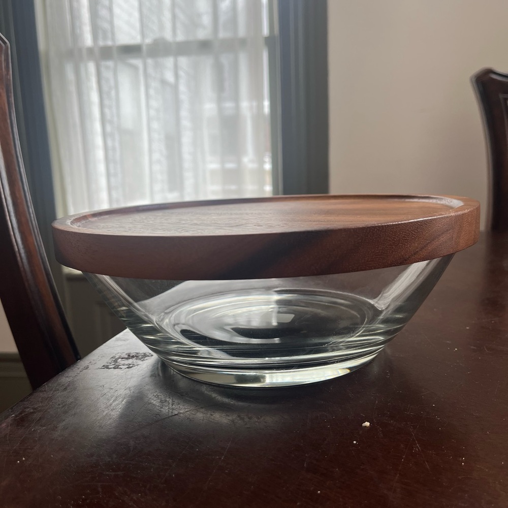 Crate & Barrel Salad Bowl